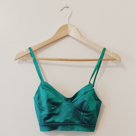 American Apparel Tops - American Apparel Disco Bralette in Peacock American Apparel Tops - American Apparel Disco Bralette in Peacock